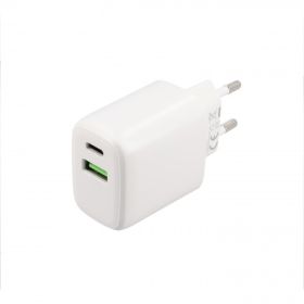 Musthavz Power Delivery oplader 20 Watt met USB-A en USB-C poort wit