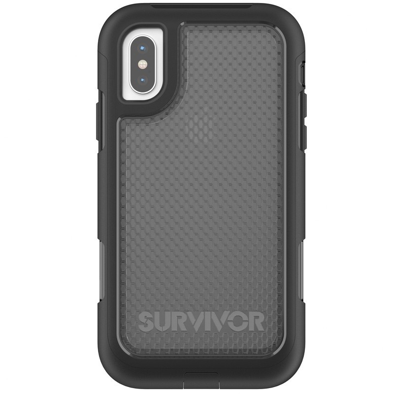 Griffin Survivor Extreme iPhone X / XS zwart/grijs - TA43979
