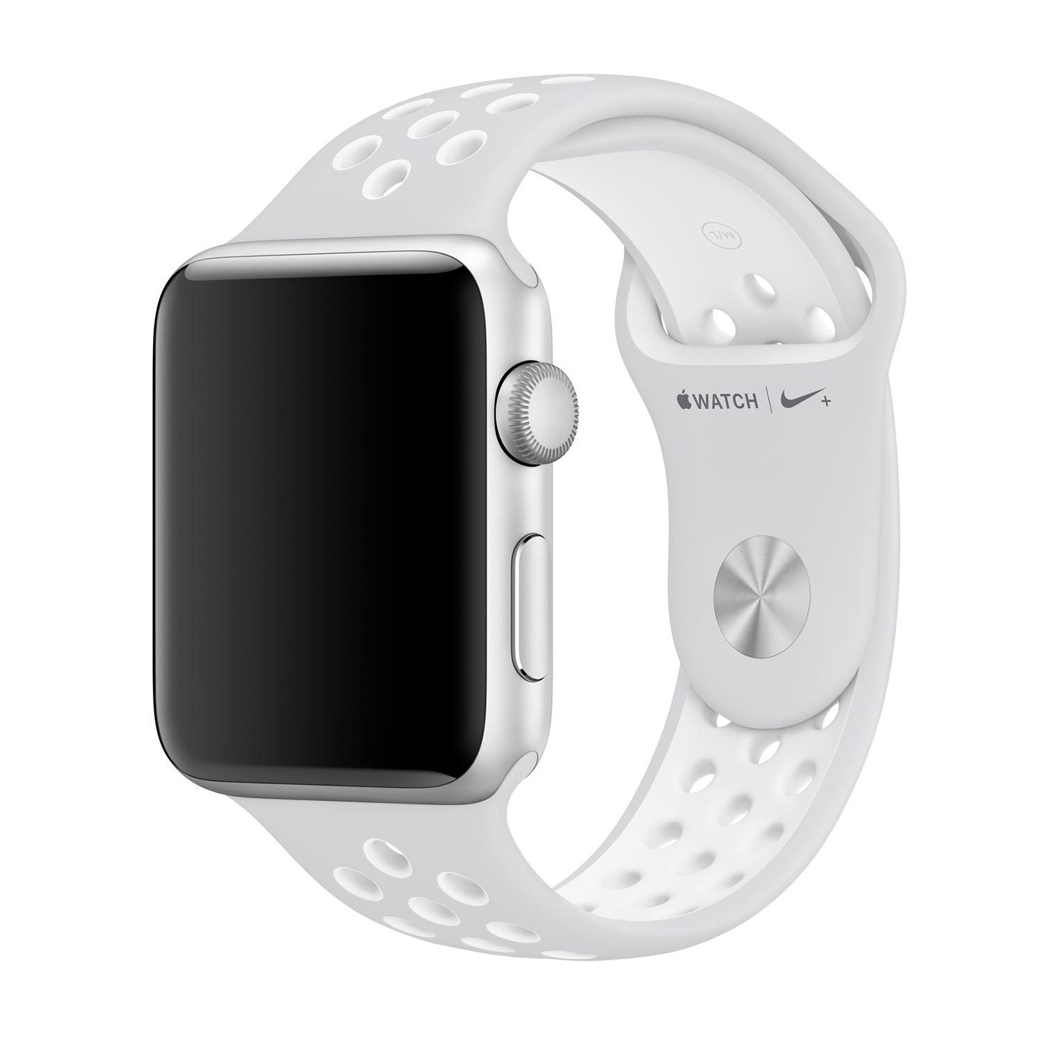 42mm Pure Platinum/White Nike Sport Band