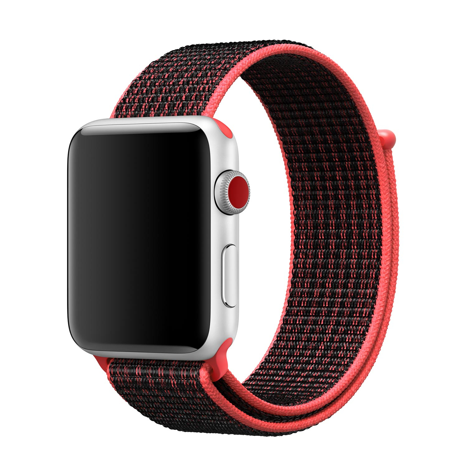 Apple Nike Sport Loop Apple Watch 38mm / 40mm / 41mm Bright Crimson / Black