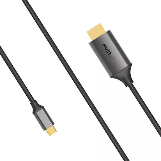 Musthavz USB-C to HDMI Cable 1.8m - MHCABUSBCHDMI18