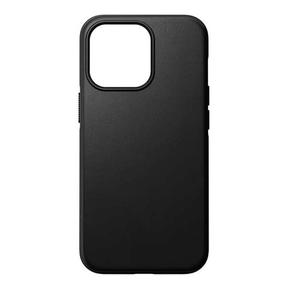 Nomad Modern Leather Case - geschikt voor iPhone 14 Pro - gemaakt van echt leder - geschikt voor MagSafe & draadloos laden - Black