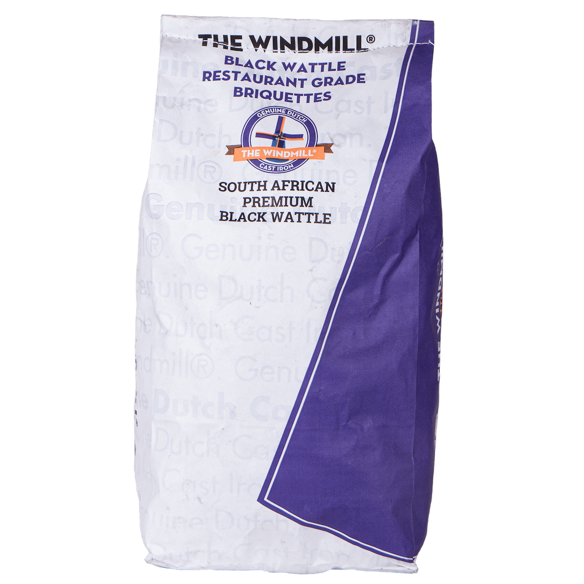 The Windmill Cast Iron - Premium South African Black Wattle Briquettes - 6kg