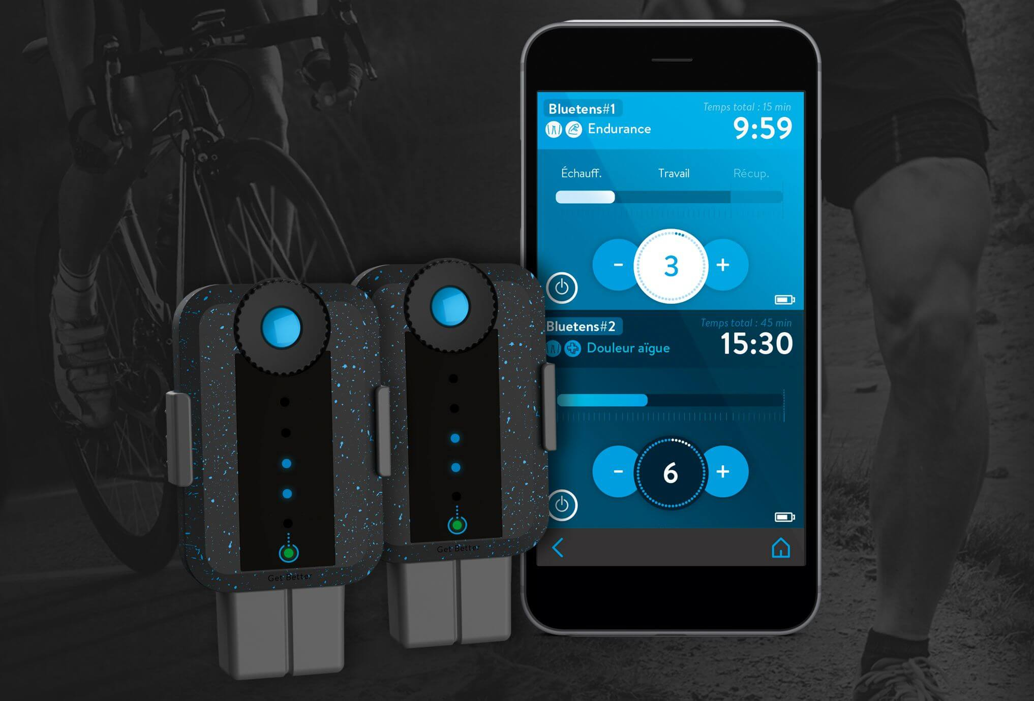 Bluetens Duo Sport électrostimulateur avec accessoires